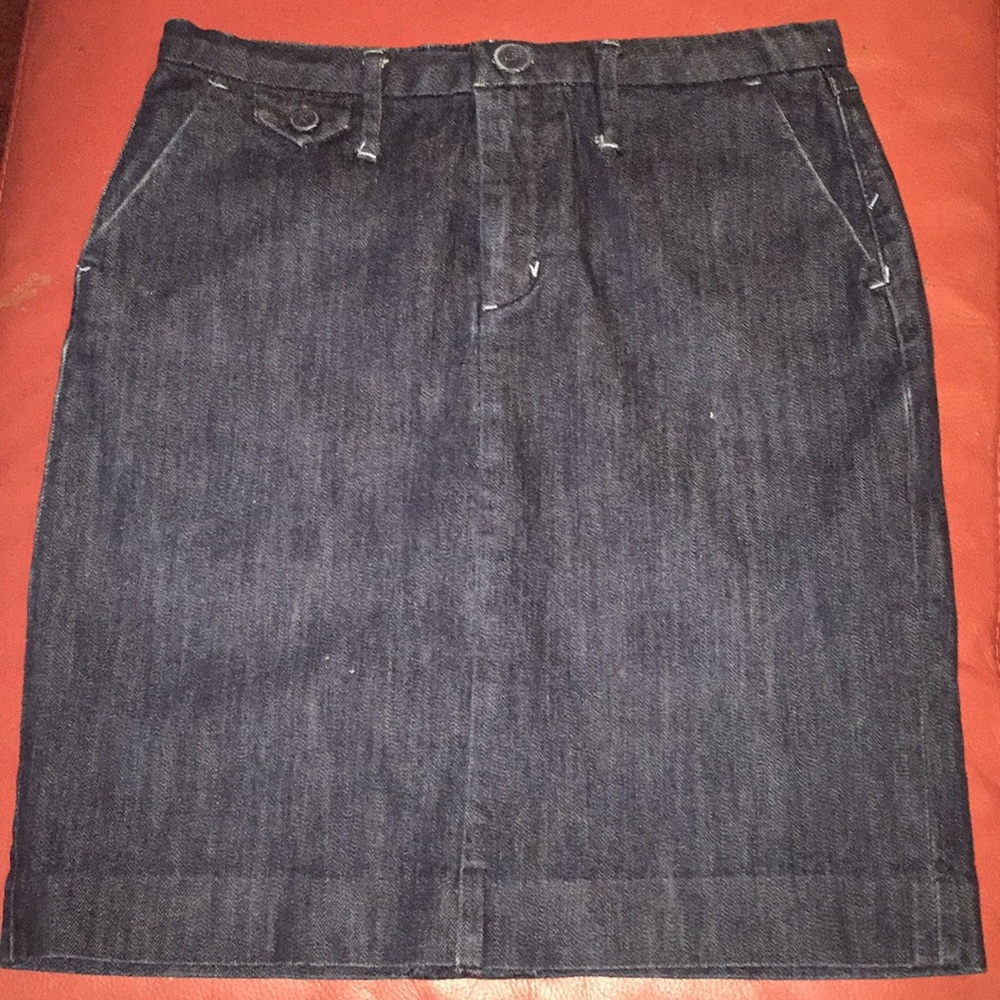 Banana republic jean skirt
